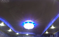 Двухуровневые натяжные потолки с подсветкой от "Алези"